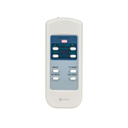 Image of 7SEVEN Compatible with Panasonic AC Remote Control 229 Model Suitable for 1 1.5 2 Ton Spilt and Window Air Conditioner - Match Key by Key Exactly with Existing Remote Function
