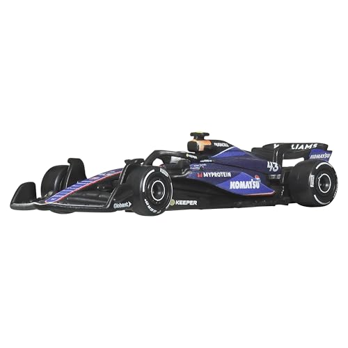 Image of Hot Wheels 1:64 Scale Formula 1 2025 Williams Racing FW46 (#43) Collectible Toy Race Car with Real Riders Tires & Metal /Metal Body & Chassis
