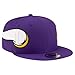 New Era Men's Purple Minnesota Vikings Helmet 9FIFTY Snapback Hat