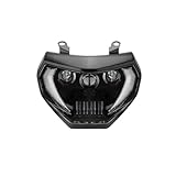 Headlight MT 07 Motorcycle Headlight DRL LED Lamp Waterproof Compatible With Yamaha MT07 MT-07 FZ 07 FZ07 2017 2018 2019 Headlamp Assembly(MT07 2017-2019)