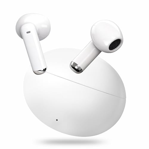 yobola Wireless Earbuds, Bluetooth 5.4 Headphones Bass Stereo, Ultra Lightweight Ear Buds Clear...