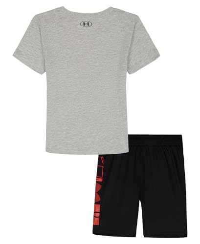 Image of Under Armour Boys' 2-piece Short Sleeve Graphic T-Shirt and Shorts Set, Lightweight & Breathable
