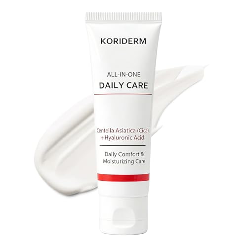 KORIDERM Time Reverse Cream All-In-One Skin Moisturizer Cream For Face Hydrated & Radiant-Looking Skin Hydrating Face Cream with Centella Lightweight & Gentle For All Skin Types(50 Ml/1.69 Fl Oz)