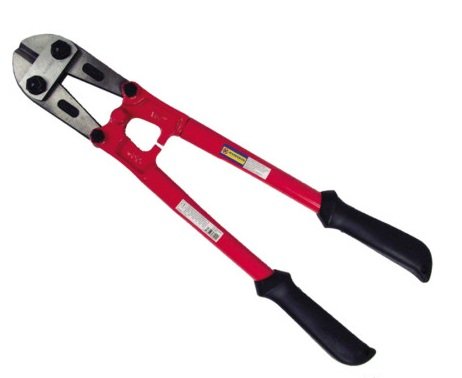 Heavy Duty 18" Carbon Steel Bolt Cutters - Wire Cable Cutter, Croppers, DIY Hand Tool Multi Purpose, Household Workshop Use, Strong & Durable | 18 Inch