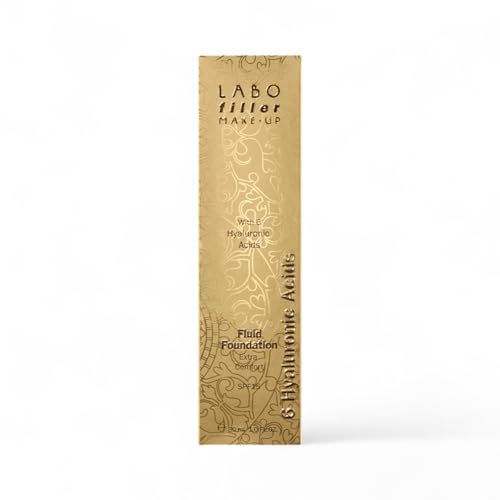 Labo Filler Make-Up - Base de maquillaje ultra líquida, sedosa e hidratante, efecto rellenador, n33 natural, SPF15, 30 ml