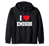 Me encanta Emison Sudadera con Capucha