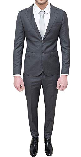 Costume sartoriale homme 54 gris élégant vêtement haut de gamme