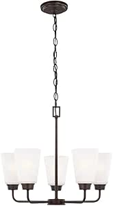 Generation Lighting 3115205-710 Kerrville Chandelier, 5-Light 500 Total Watts, Bronze
