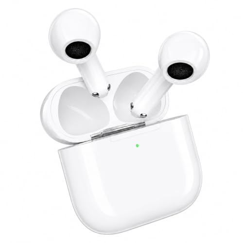Image of Earbud 4 Wireless Bluetooth Earbuds with Deep Bass,Fast Charging Case Wireless USB-C Type H1 Chip Earbuds with Powerful,Noise Cancellation,Long Battery Backup