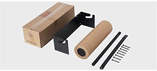 Distributeur de rouleau de papier kraft mural – Idéal pour les fournitures de bureau, la fabrication d'affiches créatives et la décoration de chambre d'enfant