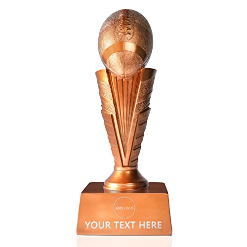 HonorUS Troféu de futebol de fantasia, troféu personalizado da liga de futebol para campeões com gra