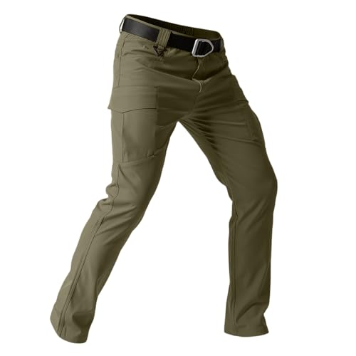 Hiking Pants Men's Tactical Cargo Water Resistant Lightweight Outdoor Work with Multi Pocket