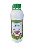 VERMIORGANIC Kitogreen 1L Fungicida/Insecticida/Aracnicida Ecológico. Quitosano no Animal. Efectivo contra la Araña Roja y Mosca Blanca. Revitaliza el césped. Exclusividad en España. NUEVO FORMATO.