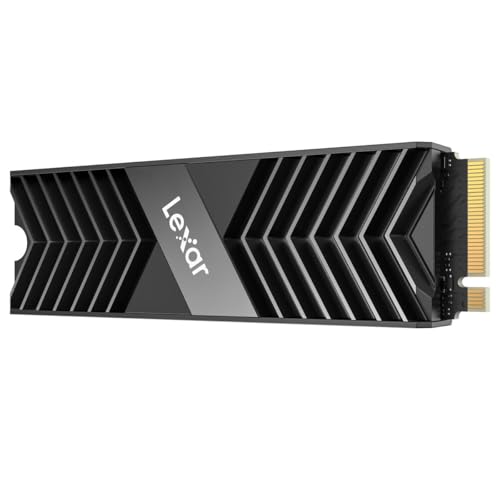 Image of Lexar Professional 2TB NM800 PRO with Heatsink M.2 2280 PCIe Gen4x4 NVMe SSD, Read Speeds Up to 7500MB /s, for Gamers and Creators (LNM800P002T-RN8NG)