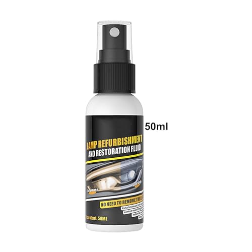 Buhyujkm Headlight Cleaner Spray | Headlight Lens Restoration Spray | Headlight Polish Spray, Headlights Cleaner Restores Clear Car and Protects from Re-Oxidation Includes Headlights Coating