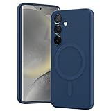 MIDIIUGCT for Galaxy A36 5G Case Magnetic,Wireless Charging,Slim Soft TPU Silicone Cover Phone Case for Galaxy A36 5G,Blue,MUS-MFCX-13-02