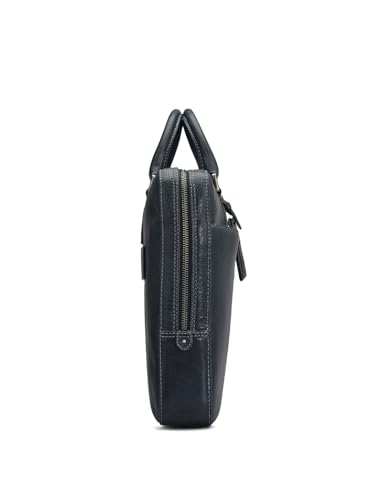 Image of Da Milano Leather Laptop Bag for Men & for Women - Fits Upto 15 inch Laptop