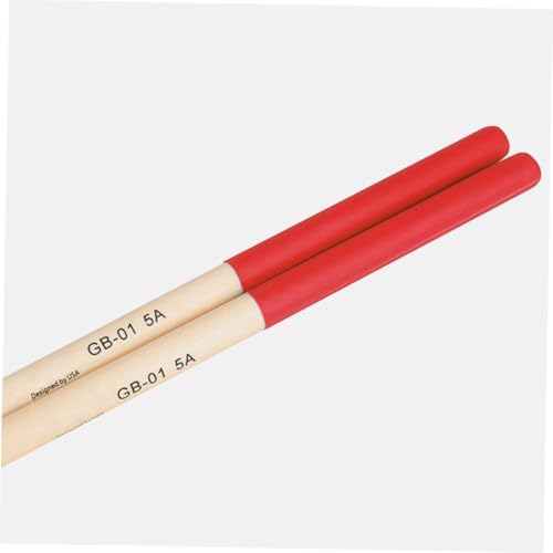Baquetas de Madera Maple BESPORTBLE 5A Rojo 1 Par miniatura 5
