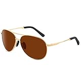 ray ban clubmaster - sonnenbrille - braun/goldfarben Polarisierte Linse - HD100% anti-UV400 Schutz Sonnenbrille Herren, Anti-Glanz,UV-Schutz.Das Sonnenbrille stellen die wahren Farben wieder her, eliminieren reflektiertes Licht und Streulicht und schützen die Augen perfekt