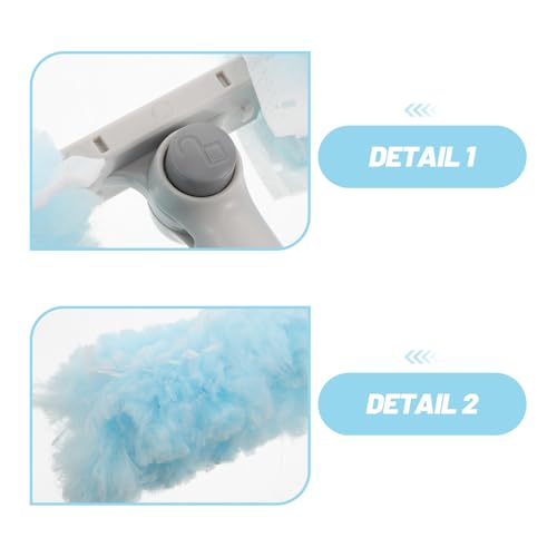Plumero extensible para telarañas en ventiladores de techo y rincones 4