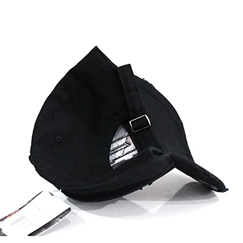 Boné Snapback Masculino Aba Curvada Fecho Regulável Bn-8012 Tamanho:58;Cor:Preto