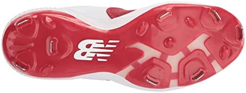 New Balance Men's FuelCell 4040 V6 Metal Baseball Shoe, Team Red/White, 7.5 | Image 3