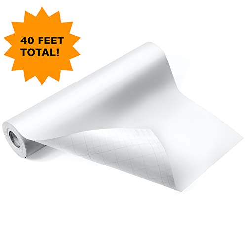 Glossy White Adhesive Vinyl Roll – HUGE Glossy Adhesive Permanent White Vinyl Rolls
