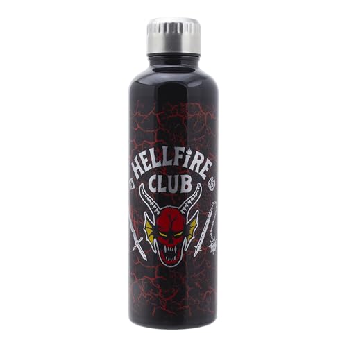 Paladone Hellfire Club - Botella de agua de metal, 9939
