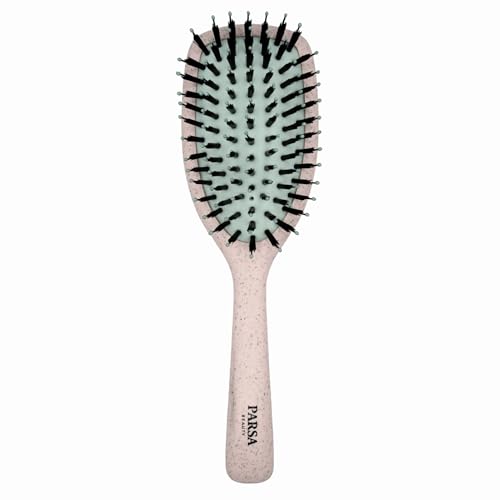 PARSA Beauty Nature Love Organic vegane Haarbürste aus nachhaltigem Biokunststoff geeignet für alle Haartypen – Entwirrbürste für gesunde, glänzende Haare – Hairstyling Detangler Bürste PARSA Beauty Nature Love Organic vegane Haarbürste aus nachhaltigem Biokunststoff geeignet für alle Haartypen – Entwirrbürste für gesunde, glänzende Haare – Hairstyling Detangler Bürste