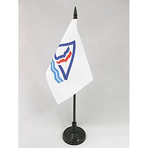 Az Flag Bandiera Da Tavolo Provincia Sud Di Nuova Caledonia 15X10Cm - Piccola Bandierina Nuova Caledonia 10 X 15 Cm