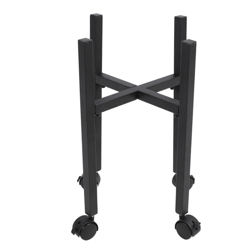 Support de plante en fer avec roues stable résistant roulette porte-pot bureau - 5