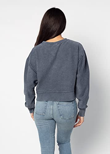 chicka-d Women's Standard Corded Boxy Pullover3