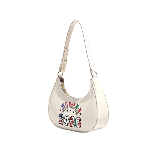 Bolso Hobo de Cuero con Estampado Floral para Mujer miniatura 3