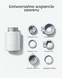 SwitchBot Inteligentny termostat do grzejnika, Bluetooth z funkcją rozpraszania aplikacji i planowaniem czasu, oszczędność energii, łatwa instalacja, kompatybilny z Alexa, Apple Home&Google Home