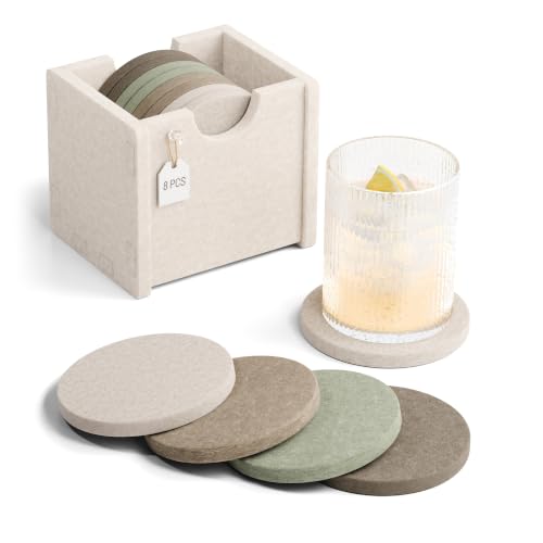 Fluxynara Felt Coasters Set