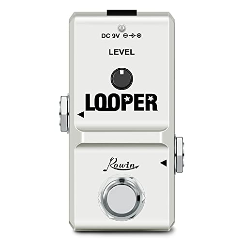 Rowin Looper Guitar Pédales à effet boucle électrique avec port de carte mémoire, boucles illimitées 10 minutes d… - Les Beatles, Paul McCartney, John Lennon, RIngo Starr, George Harrison Rowin Looper Guitar Pédales à effet boucle électrique avec port de carte mémoire, boucles illimitées 10 minutes d…