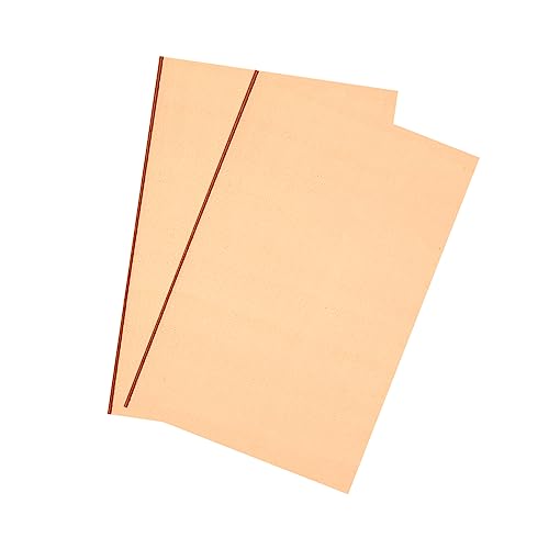 PATIKIL Rame PCB Scheda, 2pz Doppia Facciata Rame Rivestito Circuito Scheda Laminato Vuoto PCB Rame Pads Prototipo Scheda 20x30cm 1MM Spessore Fibra Vetro