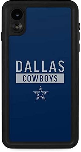 Skinit Waterproof Phone Case Compatible with iPhone XR - Officially Licensed NFL Dallas Cowboys Blue Performance Series Design