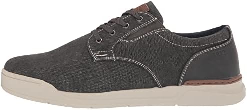Nunn Bush Men's KORE Tour Canvas Plain Toe Oxford Athletic Style Sneaker Lace Up, Grey, 10 | Image 7