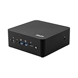 MSI Cubi NUC AI+ Desktop, Intel Core Ultra 7-258V, 32GB Memory, 1TB SSD, WiFi 6E, BT 5.3, Thunderbolt 4, Copilot Button, Win 11 Pro: Black 2MG-019US