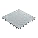 Speedway Garage Tile 789453S-50 Diamond Garage Floor 6 Lock Diamond Tile 50 Pack, Silver