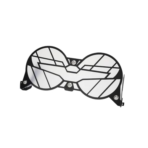 Capot protection phare Moto Guzzi V85TT avec grille en maille d'acier