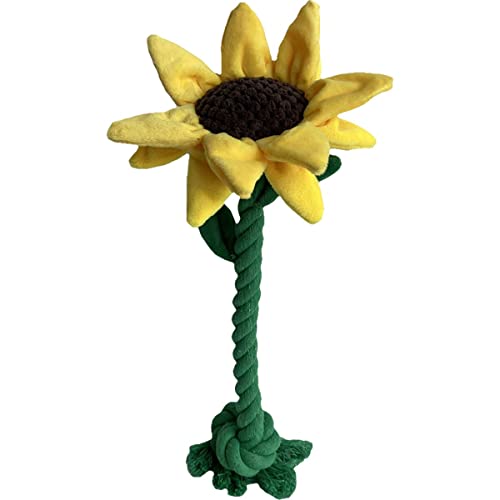 FRED&RITA Juguete para perros Girasol con cuerda 1 unidad