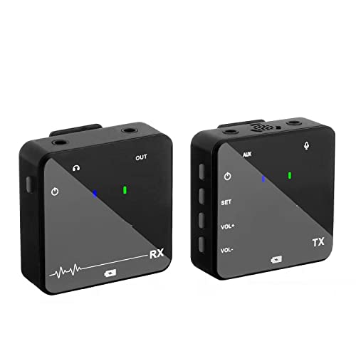 Image of Wireless Mic - 2.4Ghz Cordless Collar Microphone for YouTube Vlogging & Mobile Camera Recording