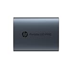 HP P900 1TB 2000MB/S-2000MB/S Type-C 3.2 Ps4-Ps5-Pc-Phone-Tablet-Camera Compatible External Portable SSD Black - 7M693AA (Grey)