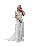 Bohemian Tulle Lace Wedding Dresses 2026 Open Back...