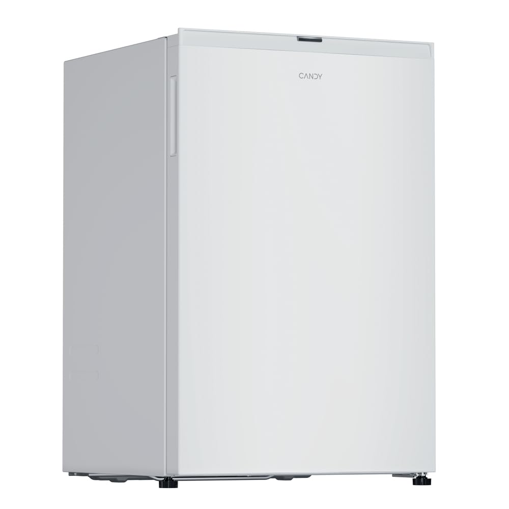 CANDY City 300 CNLQ2S58EW, Frigorífico Mini, Bajo Encimera, Ancho 54,5cm, Altura 85cm, 129L, 3 Estantes, 3 Balconeras, 1 Cajón, Control Mecánico Interno de temperatura, Iluminación LED, 37DB, Blanco