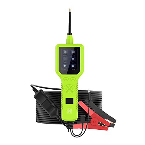 MOTOCOCHE 12V/24V Comprobador Circuitos Automotriz, AC/DC Probador Circuitos Electricos con 5m Cable, Buscador Cortocircuitos en Automóviles para Medir Tensión AC/DC, Resistencia, Diodo Cover