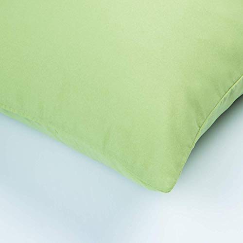 FLXXIE 2 Pack Microfiber King Pillow Cases, 1800 Super Soft Pillowcases with Envelope Closure, Wrinkle, Fade and Stain Resistant Pillow Covers, 20x36, Sage Green