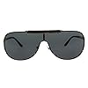 Versace Man Sunglasses Gold Frame, Dark Grey Lenses, 0MM - Image 3